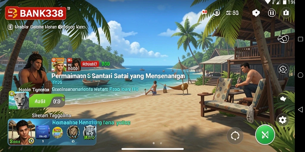 Tampilan gameplay BANK338 yang seru dan penuh warna.