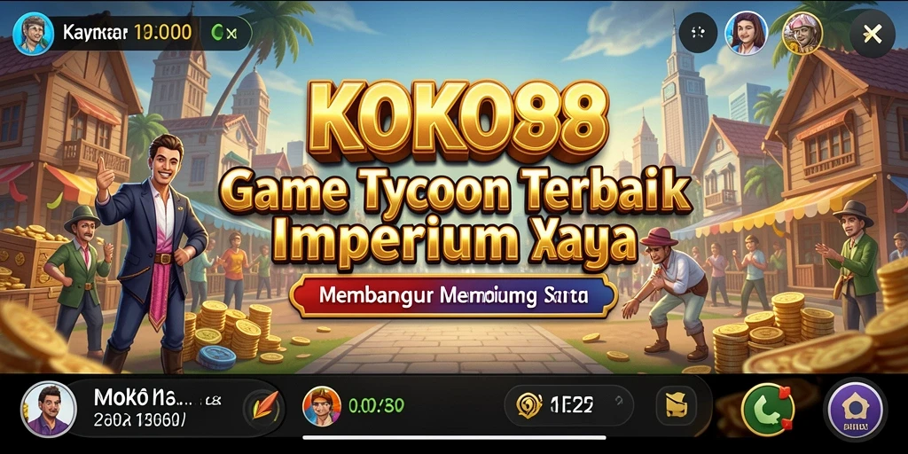 Screenshot KOKO88 menampilkan gameplay Tycoon yang mendebarkan.