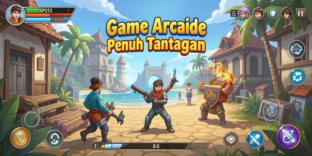 Tampilan gameplay SP212 yang seru dan menantang.